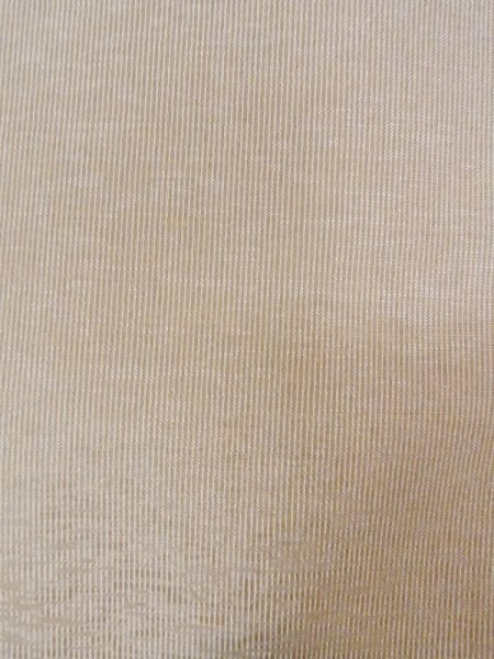 画像5: N0116P  男性用着物  シルク（正絹）   ベージュ, 縞 【中古】 【USED】 【リサイクル】 ★★★☆☆ (5)