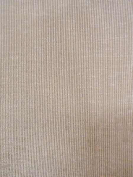 画像6: N0116P  男性用着物  シルク（正絹）   ベージュ, 縞 【中古】 【USED】 【リサイクル】 ★★★☆☆ (6)