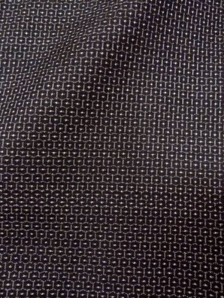 画像5: N0116X Mint  男性用着物  シルク(正絹)   黒, 亀甲 【中古】 【USED】 【リサイクル】 ★★★★☆ (5)