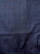 画像4: N0116Y  男性用着物  シルク（正絹）   藍, 亀甲 【中古】 【USED】 【リサイクル】 ★★☆☆☆ (4)