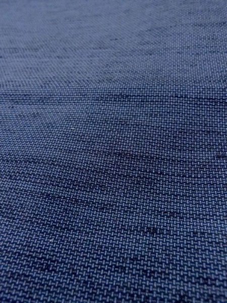 画像7: N0116Z Mint  男性用着物  シルク(正絹)  灰色がかった 藍,  【中古】 【USED】 【リサイクル】 ★★★★☆ (7)