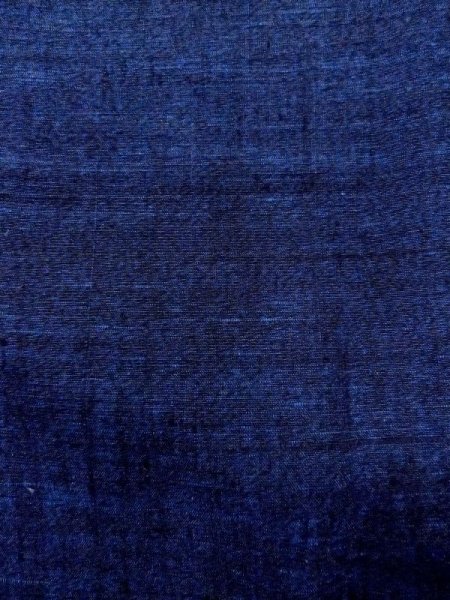 画像6: N0117A Mint  男性用着物  シルク（正絹）   藍,  【中古】 【USED】 【リサイクル】 ★★★★★ (6)