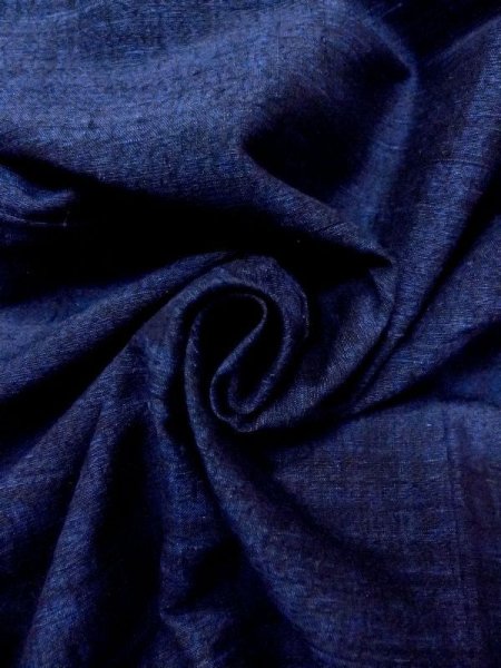 画像8: N0117A Mint  男性用着物  シルク（正絹）   藍,  【中古】 【USED】 【リサイクル】 ★★★★★ (8)