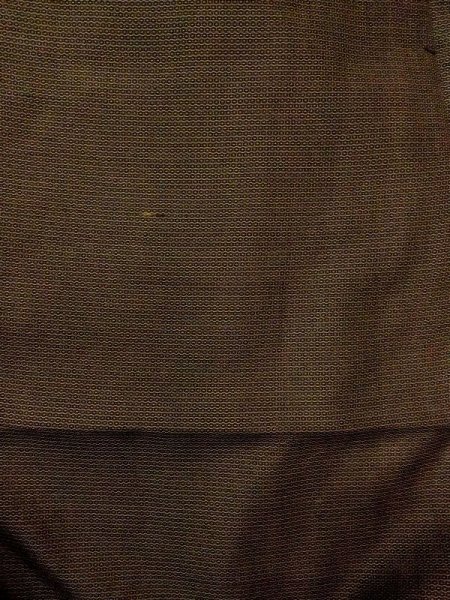 画像4: N0117B Mint  男性用着物  シルク（正絹）   茶色, 亀甲 【中古】 【USED】 【リサイクル】 ★★★★☆ (4)