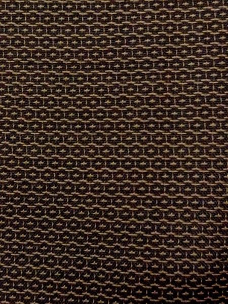 画像6: N0117B Mint  男性用着物  シルク（正絹）   茶色, 亀甲 【中古】 【USED】 【リサイクル】 ★★★★☆ (6)