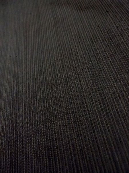 画像7: N0117D Mint  男性用着物  シルク(正絹)  深い 茶色, 縞 【中古】 【USED】 【リサイクル】 ★★★★☆ (7)