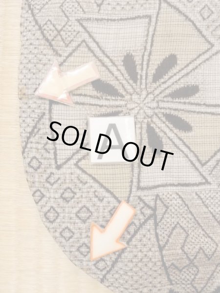 画像14: N0123A  女性用 紬  シルク（正絹）   茶色, 紗綾形文 【中古】 【USED】 【リサイクル】 ★★☆☆☆ (14)