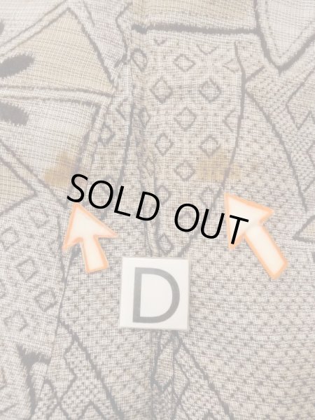 画像17: N0123A  女性用 紬  シルク（正絹）   茶色, 紗綾形文 【中古】 【USED】 【リサイクル】 ★★☆☆☆ (17)