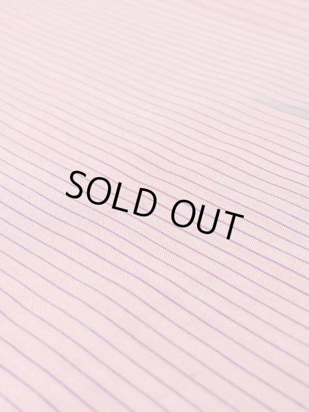 画像8: N0123C  女性用 紬 使用感あり、矢羽根柄 シルク（正絹） 鮮やか 灰色がかった 桃色, 縞 【中古】 【USED】 【リサイクル】 ★★☆☆☆ (8)