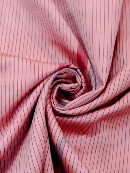 画像9: N0123C  女性用 紬 使用感あり、矢羽根柄 シルク(正絹) 鮮やか 灰色がかった 桃色, 縞 【中古】 【USED】 【リサイクル】 ★★☆☆☆ (9)