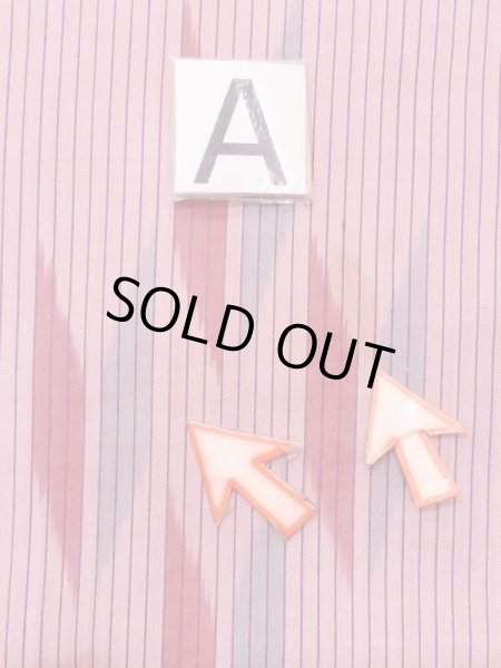 画像12: N0123C  女性用 紬 使用感あり、矢羽根柄 シルク（正絹） 鮮やか 灰色がかった 桃色, 縞 【中古】 【USED】 【リサイクル】 ★★☆☆☆ (12)