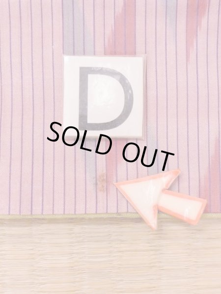 画像15: N0123C  女性用 紬 使用感あり、矢羽根柄 シルク（正絹） 鮮やか 灰色がかった 桃色, 縞 【中古】 【USED】 【リサイクル】 ★★☆☆☆ (15)