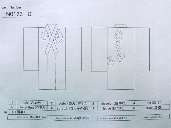 画像13: N0123D  女性用 織  シルク(正絹) 鮮やか 青み 紫色, 花 【中古】 【USED】 【リサイクル】 ★★☆☆☆ (13)