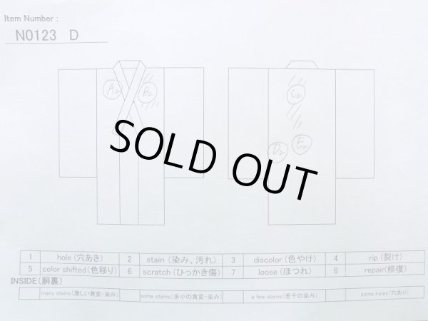 画像13: N0123D  女性用 織  シルク（正絹） 鮮やか 青み 紫色, 花 【中古】 【USED】 【リサイクル】 ★★☆☆☆ (13)