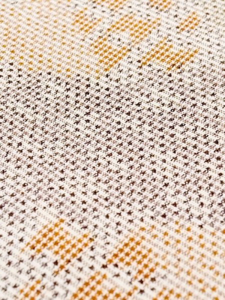 画像10: N0123L  女性用 紬  シルク（正絹）  灰色がかった マルチカラー, あやめ 【中古】 【USED】 【リサイクル】 ★★☆☆☆ (10)