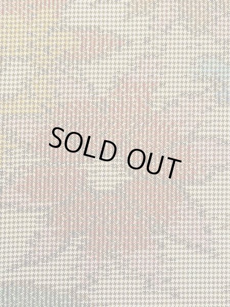 画像5: N0123M  女性用 紬  シルク（正絹）  灰色がかった 緑色, 花 【中古】 【USED】 【リサイクル】 ★★☆☆☆ (5)