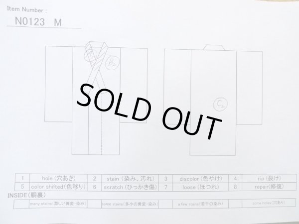 画像13: N0123M  女性用 紬  シルク（正絹）  灰色がかった 緑色, 花 【中古】 【USED】 【リサイクル】 ★★☆☆☆ (13)
