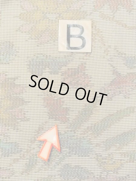 画像15: N0123M  女性用 紬  シルク（正絹）  灰色がかった 緑色, 花 【中古】 【USED】 【リサイクル】 ★★☆☆☆ (15)