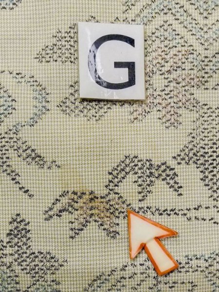 画像20: N0123O  女性用 紬  シルク（正絹） 淡い 灰色がかった 緑色, 花 【中古】 【USED】 【リサイクル】 ★★☆☆☆ (20)