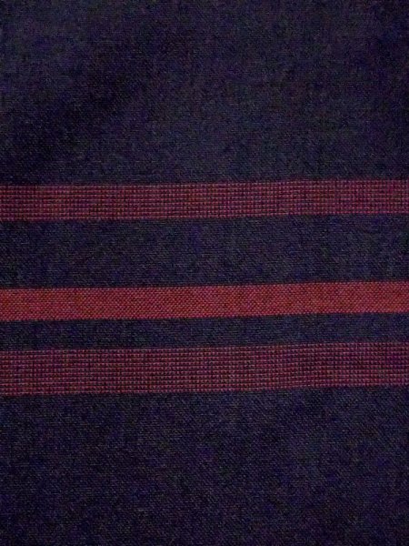 画像5: N0123P  女性用 紬  化繊   黒, 線 【中古】 【USED】 【リサイクル】 ★★☆☆☆ (5)