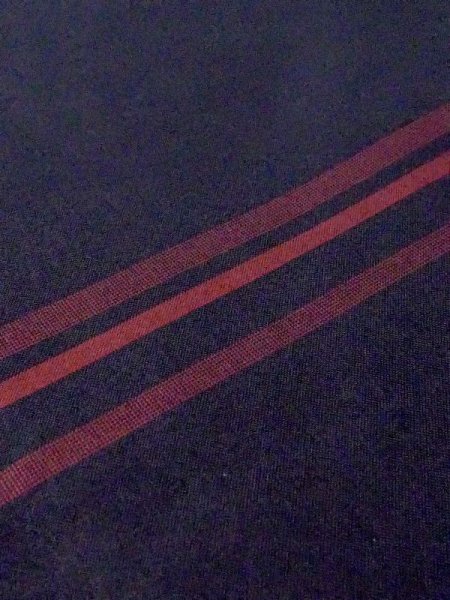 画像8: N0123P  女性用 紬  化繊   黒, 線 【中古】 【USED】 【リサイクル】 ★★☆☆☆ (8)