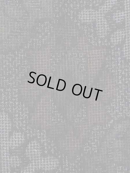 画像6: N0123Q  女性用 紬  シルク（正絹）  深い 灰色, 抽象的模様 【中古】 【USED】 【リサイクル】 ★★☆☆☆ (6)