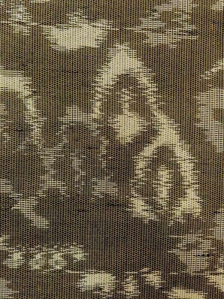 画像5: N0123R  女性用 紬  シルク(正絹)   オリーブ, 家 【中古】 【USED】 【リサイクル】 ★★☆☆☆ (5)