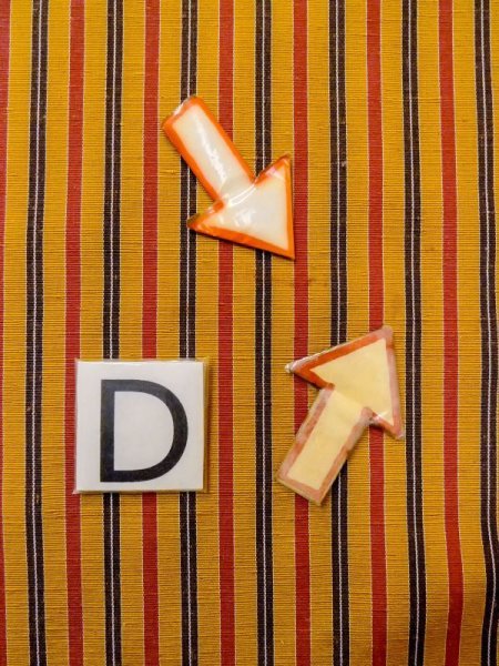 画像15: N0123Z  女性用 紬  シルク(正絹)   黄色, 縞 【中古】 【USED】 【リサイクル】 ★★☆☆☆ (15)