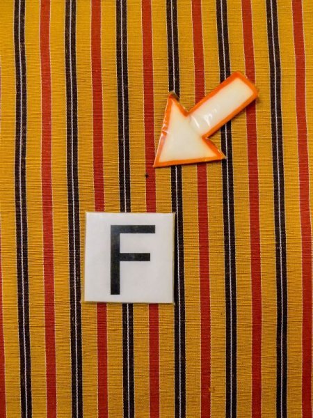 画像17: N0123Z  女性用 紬  シルク(正絹)   黄色, 縞 【中古】 【USED】 【リサイクル】 ★★☆☆☆ (17)