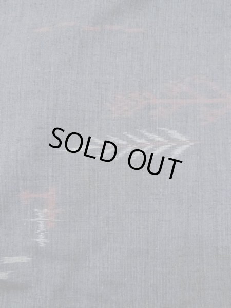 画像3: N0124C Mint  女性用 紬  シルク（正絹）  深い 灰色, 草 【中古】 【USED】 【リサイクル】 ★★★★☆ (3)