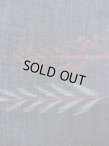 画像5: N0124C Mint  女性用 紬  シルク（正絹）  深い 灰色, 草 【中古】 【USED】 【リサイクル】 ★★★★☆ (5)