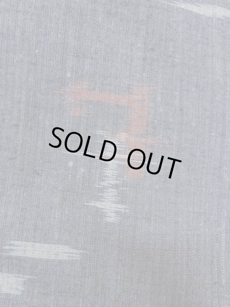 画像6: N0124C Mint  女性用 紬  シルク（正絹）  深い 灰色, 草 【中古】 【USED】 【リサイクル】 ★★★★☆ (6)