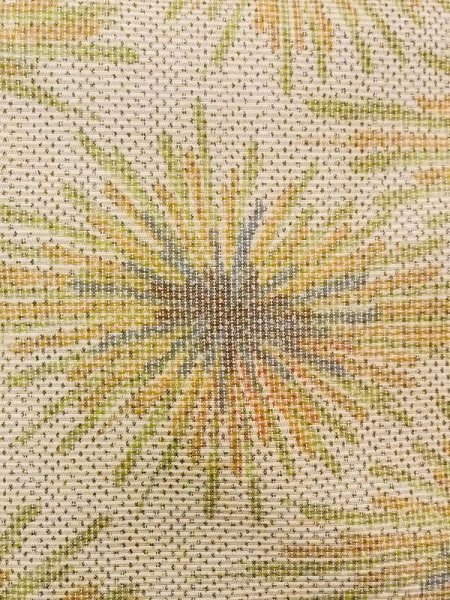 画像5: N0130A  女性用 単衣  シルク(正絹) 淡い 灰色がかった 緑色, 花 【中古】 【USED】 【リサイクル】 ★★☆☆☆ (5)