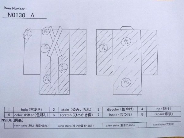画像11: N0130A  女性用 単衣  シルク(正絹) 淡い 灰色がかった 緑色, 花 【中古】 【USED】 【リサイクル】 ★★☆☆☆ (11)