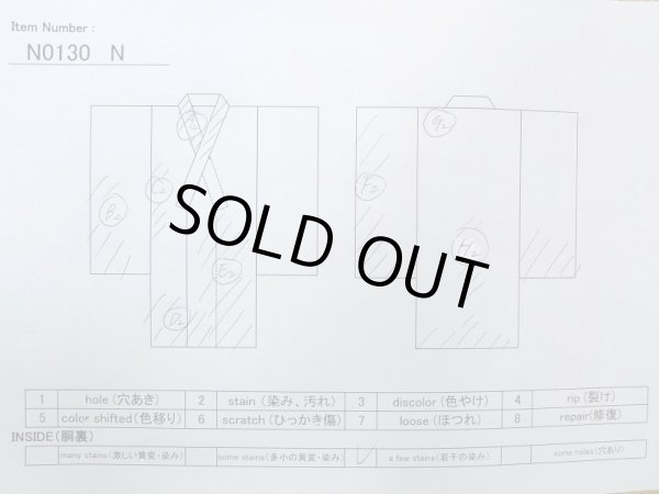 画像14: N0130N  女性用 色無地  シルク（正絹） 淡い 薄い 水色,  【中古】 【USED】 【リサイクル】 ★★☆☆☆ (14)