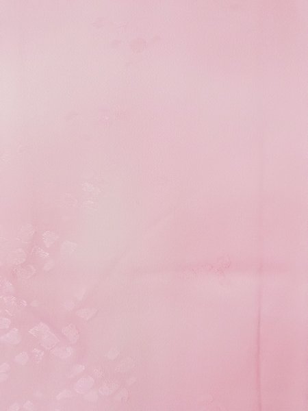 画像3: N0130R  女性用 色無地  シルク(正絹)   桃色, ぼかし 【中古】 【USED】 【リサイクル】 ★★☆☆☆ (3)