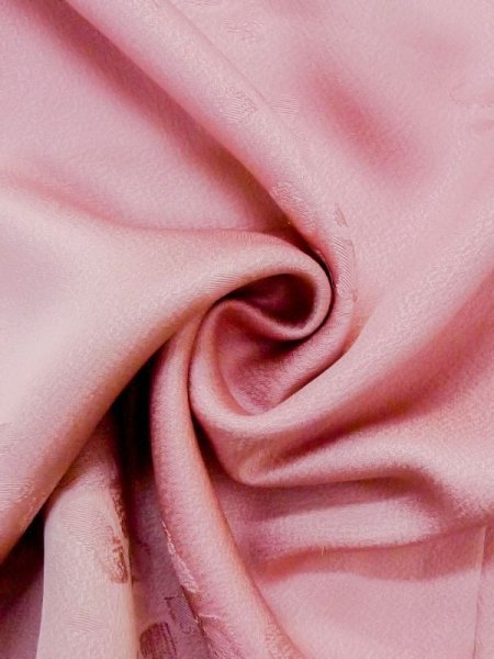 画像9: N0130R  女性用 色無地  シルク(正絹)   桃色, ぼかし 【中古】 【USED】 【リサイクル】 ★★☆☆☆ (9)