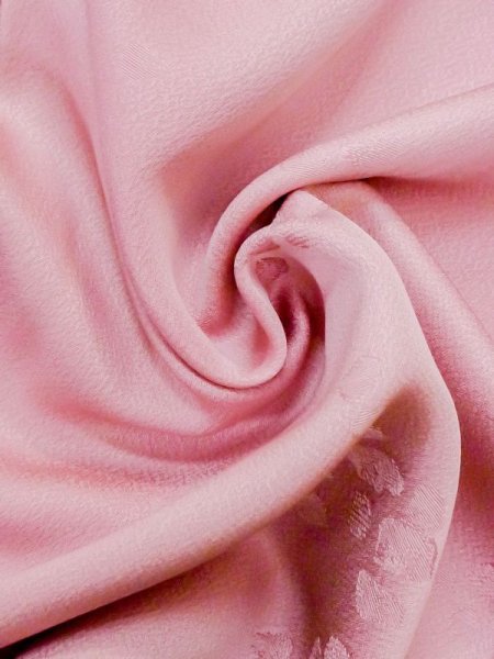 画像10: N0130R  女性用 色無地  シルク(正絹)   桃色, ぼかし 【中古】 【USED】 【リサイクル】 ★★☆☆☆ (10)