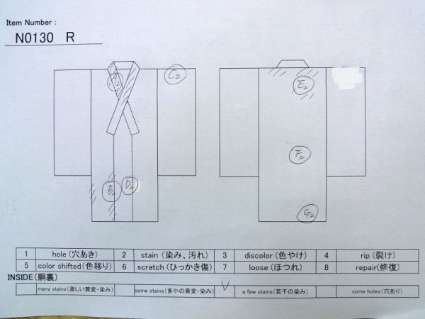画像11: N0130R  女性用 色無地  シルク(正絹)   桃色, ぼかし 【中古】 【USED】 【リサイクル】 ★★☆☆☆ (11)