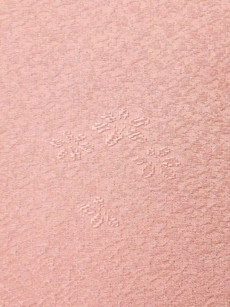 画像6: N0130W  女性用 色無地  シルク(正絹) 淡い 灰色がかった 桃色,  【中古】 【USED】 【リサイクル】 ★★☆☆☆ (6)