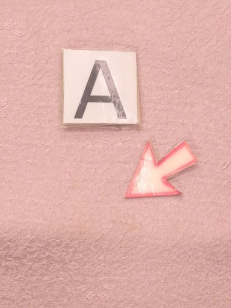 画像13: N0130W  女性用 色無地  シルク(正絹) 淡い 灰色がかった 桃色,  【中古】 【USED】 【リサイクル】 ★★☆☆☆ (13)