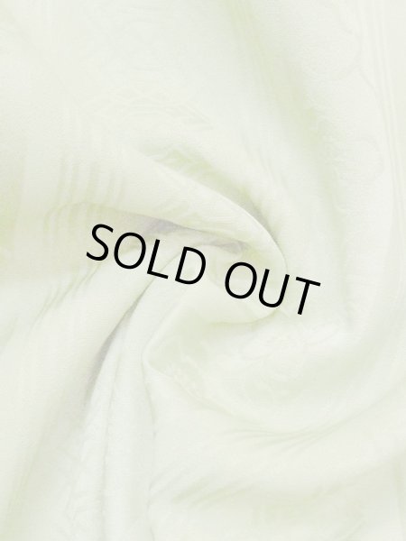 画像9: N0130Y  女性用 色無地  化繊 淡い 灰色がかった 緑色, ぼかし 【中古】 【USED】 【リサイクル】 ★★★☆☆ (9)