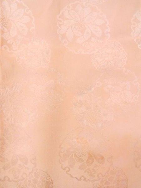 画像5: N0131C  女性用 子供用 子供用じゅばん すそに綿入り シルク(正絹) 淡い  桃色, 橘 【中古】 【USED】 【リサイクル】 ★★☆☆☆ (5)