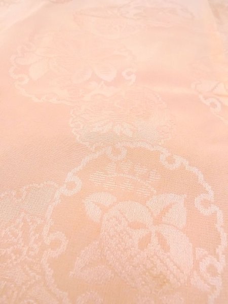 画像8: N0131C  女性用 子供用 子供用じゅばん すそに綿入り シルク(正絹) 淡い  桃色, 橘 【中古】 【USED】 【リサイクル】 ★★☆☆☆ (8)