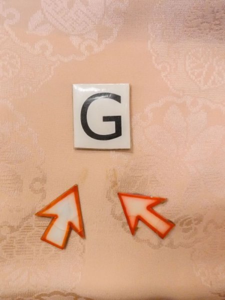 画像20: N0131C  女性用 子供用 子供用じゅばん すそに綿入り シルク(正絹) 淡い  桃色, 橘 【中古】 【USED】 【リサイクル】 ★★☆☆☆ (20)