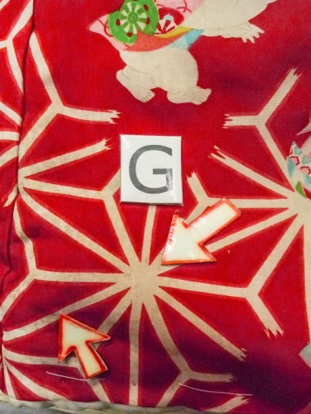 画像20: N0131D  女性用 子供用 裏地袖のみ化繊　綿入り シルク（正絹）   赤色, 童子 【中古】 【USED】 【リサイクル】 ★★☆☆☆ (20)