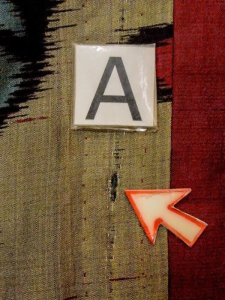 画像12: N0209C  女性用 羽織  シルク(正絹)  深い えんじ, 桐 【中古】 【USED】 【リサイクル】 ★☆☆☆☆ (12)