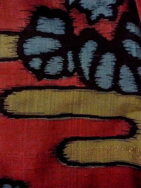 画像6: N0209D  女性用 羽織  シルク(正絹)  深い えんじ, 桐 【中古】 【USED】 【リサイクル】 ★☆☆☆☆ (6)