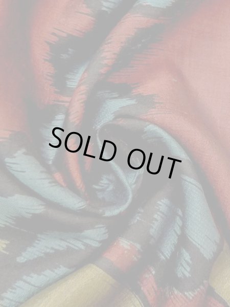 画像10: N0209D  女性用 羽織  シルク（正絹）  深い えんじ, 桐 【中古】 【USED】 【リサイクル】 ★☆☆☆☆ (10)