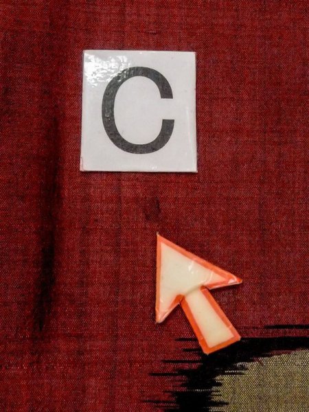 画像15: N0209D  女性用 羽織  シルク(正絹)  深い えんじ, 桐 【中古】 【USED】 【リサイクル】 ★☆☆☆☆ (15)